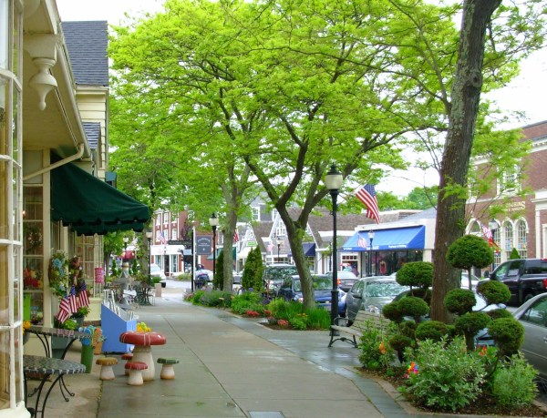 This charming Cape Cod, MA street, which I photographed in 2009, is just one example of many attractive small towns throughout America and the world.